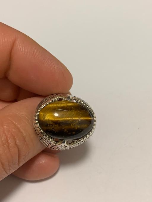 Buy & Sell North London Upper Edmonton - North London - Photos for Tiger eye silver ring