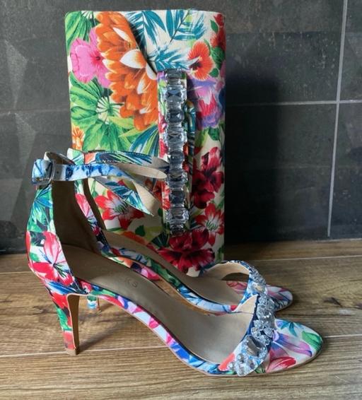 Buy & Sell Lancashire Wyre - Photos for Size 5 multicoloured floral shoes & bag