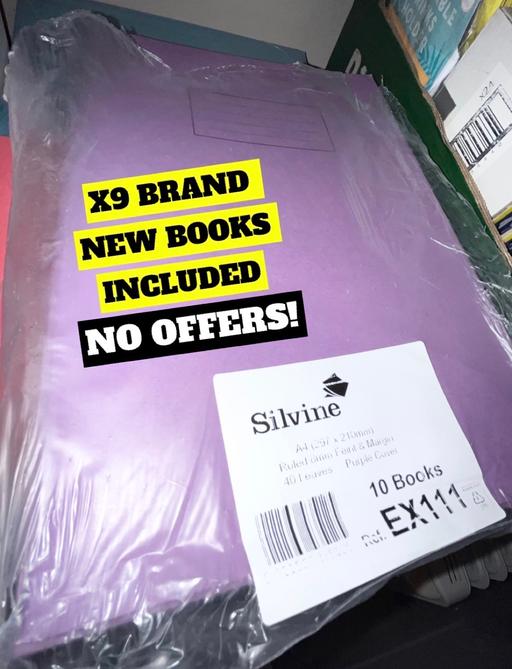 Buy & Sell West London Hillingdon - Photos for New X9 Silvine A4 Lined Paper School Books