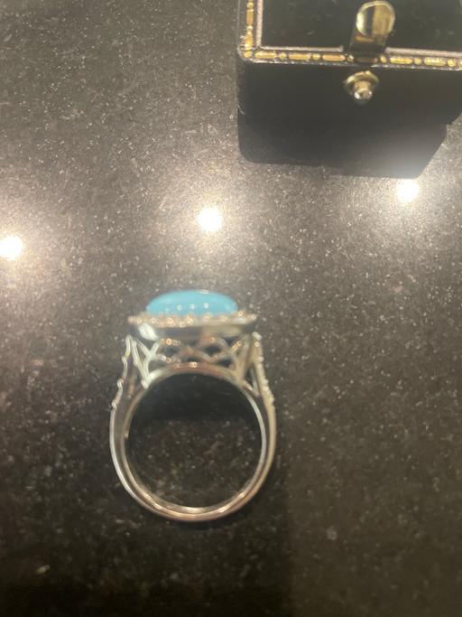 Buy & Sell Cheshire West and Chester Tarvin Sands - Cheshire West and Chester - Photos for Silver ring with turquoise stone.