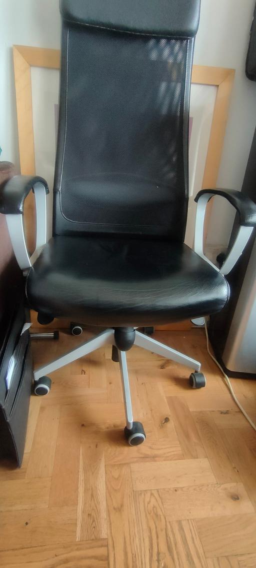 Buy & Sell North West London Camden - Photos for Ikea Markus office high back,suede leather 