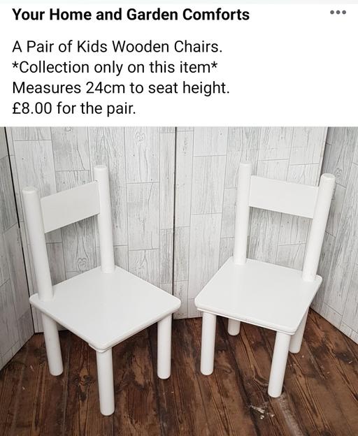 Buy & Sell Leicestershire Leicester - Photos for A Pair of Kids Wooden Chairs.