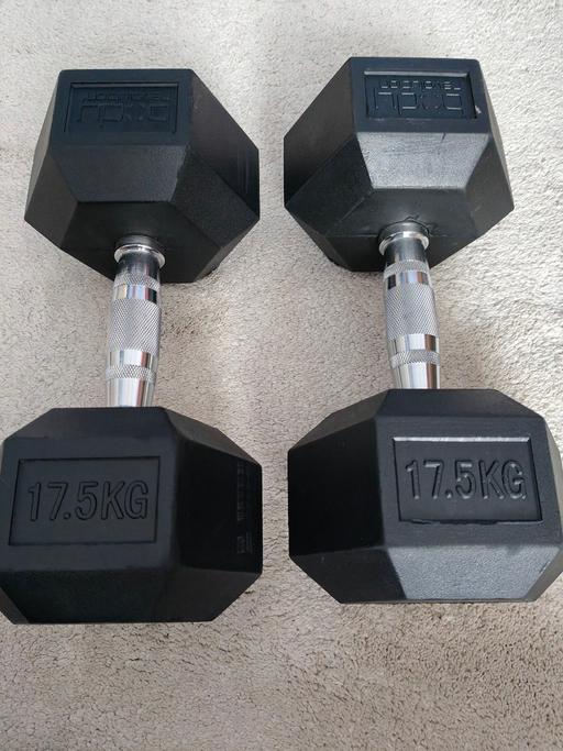 Buy & Sell Barnet Edgware - Barnet - Photos for 17.5 kg dumbbell pair