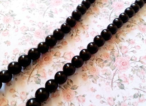 training West Sussex Chichester - Photos for 6mm Vintage Black Glass Beads x80 Vintage Je