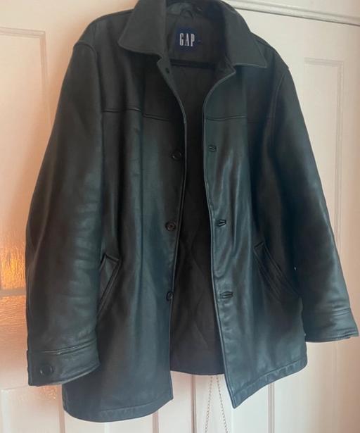 Buy & Sell Merseyside Knowsley - Photos for Vintage leather GAP sise L g coat jacket