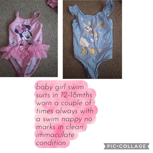 Buy & Sell Tyne and Wear South Tyneside - Photos for 2x babygirl swimsuits 12-18mnths