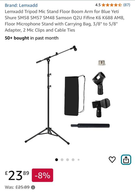 Buy & Sell Merseyside Wirral - Photos for Microphone stand