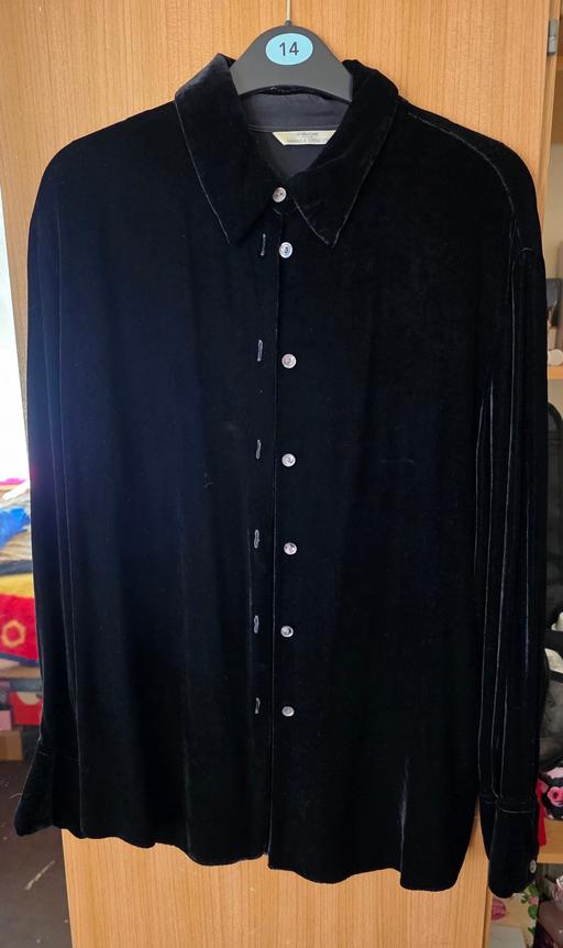 Buy & Sell West Midlands Walsall - Photos for Ladies black velvet blouse