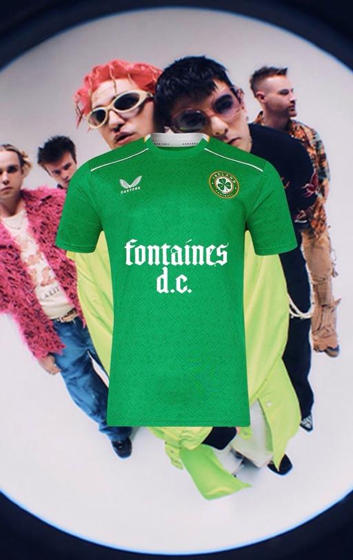 Buy & Sell Mid Ulster Carnteel - Mid Ulster - Photos for FONTAINES DC X IRELAND JERSEY