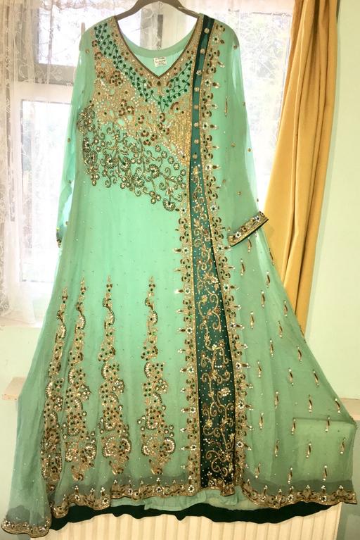 Buy & Sell North West London Belmont - North West London - Photos for Bridal Green chiffon high low Maxi dress gown