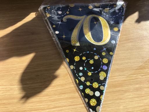 Buy & Sell West Midlands Wolverhampton - Photos for 70 th birthday banner BN