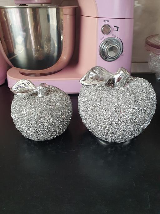 Buy & Sell West Midlands Dudley - Photos for silver bling ornament set x 2 NEW