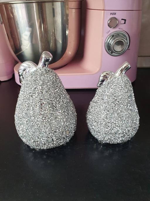 Buy & Sell West Midlands Dudley - Photos for silver bling ornament set x 2 NEW