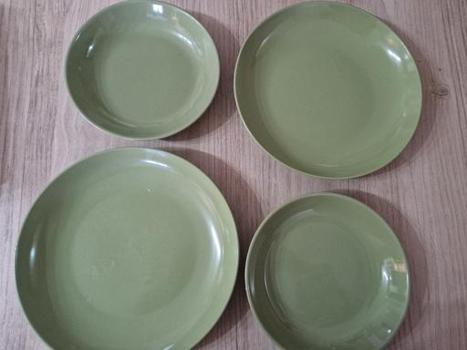 Buy & Sell West Midlands Birmingham - Photos for set of 4 green serving plates