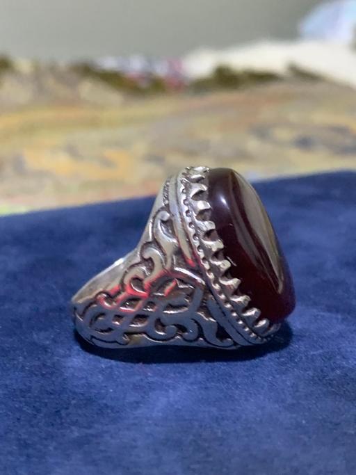 Buy & Sell North London Ponders End - North London - Photos for Red Yemeni agate silver ring