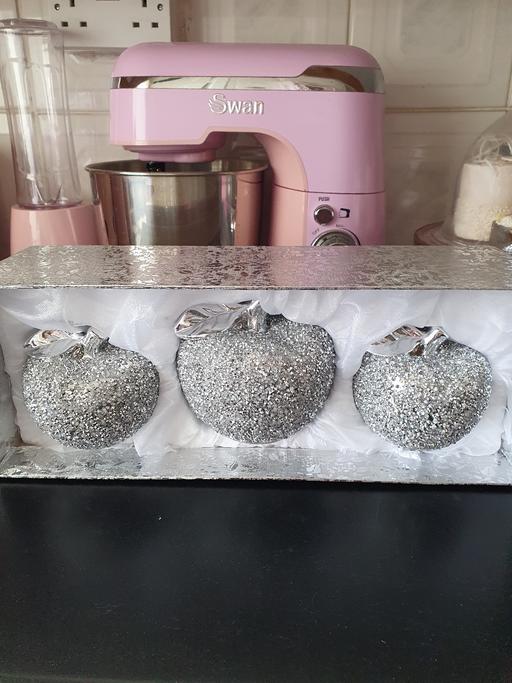 Buy & Sell West Midlands Dudley - Photos for silver bling ornament set x 3 NEW