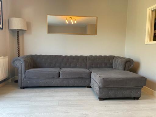 Buy & Sell West London Hounslow - Photos for Chesterfield style corner chaise sofa