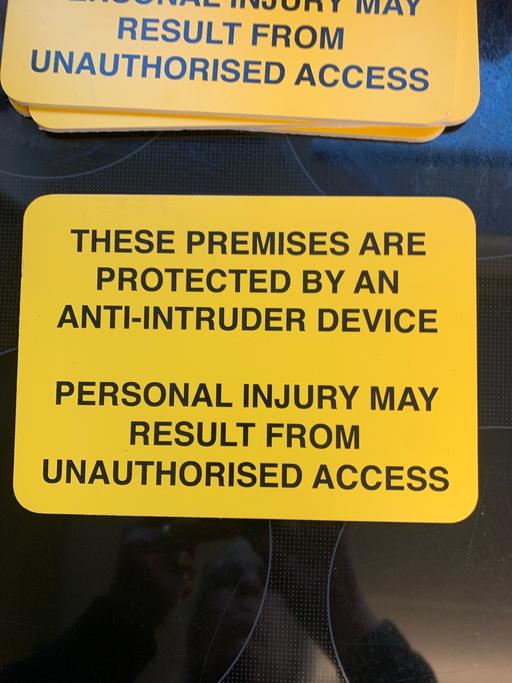 Buy & Sell West Midlands Walsall - Photos for Pack of security signs
