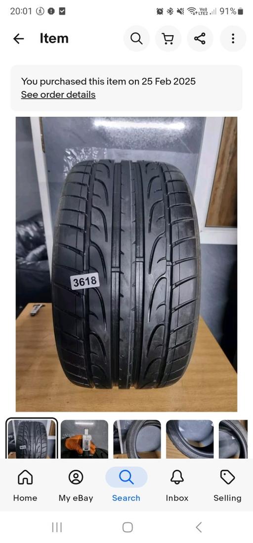 Vehicles West Midlands Birmingham - Photos for Dunlop Sport Maxx 285/35/20 Tyre 6mm