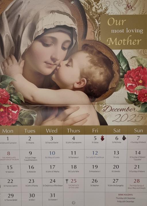 Buy & Sell Greater Manchester Manchester - Photos for Calendar 2025 Religious with Saint's