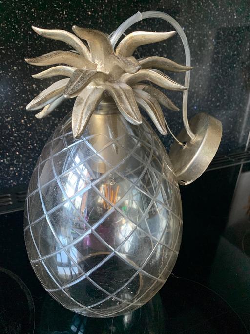 Buy & Sell West Midlands Walsall - Photos for Large, Glass Pineapple, Center Light.