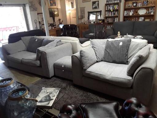 Buy & Sell Greater Manchester Tameside - Photos for Lovely DFS grey fabric sofa & armchair