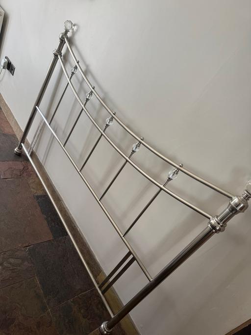 Buy & Sell Leicestershire Oadby and Wigston - Photos for Chrome king size head board