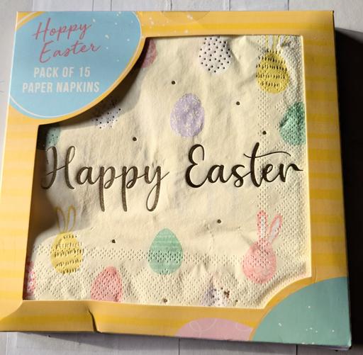 Buy & Sell Blaenau Gwent Georgetown - Blaenau Gwent - Photos for 🐰 Easter PK 15 happy Easter paper napkins in