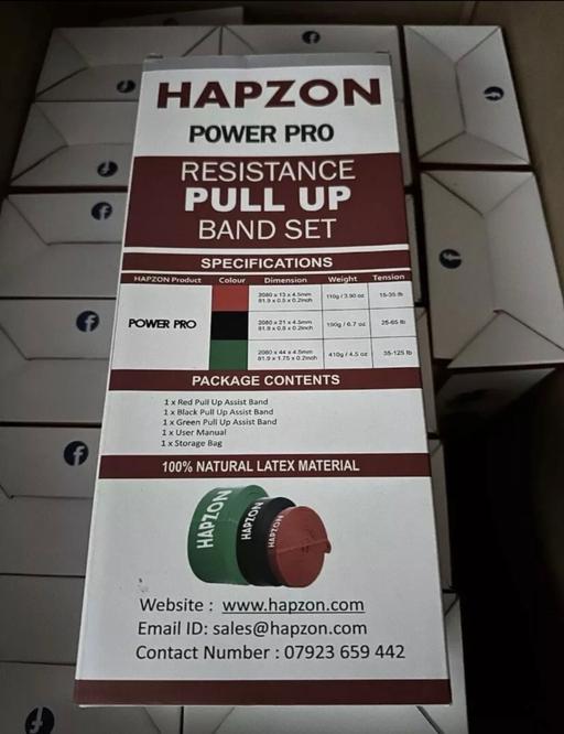 Buy & Sell Dorset Bournemouth, Christchurch and Poole - Photos for Hapzon Power Pro Resistance Pull-Up Band Set