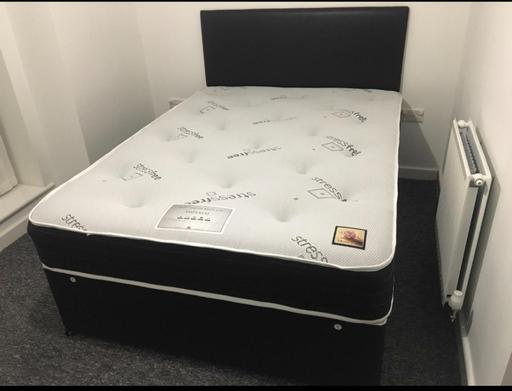 Buy & Sell West Midlands Dudley - Photos for DOUBLE ORTHO MEMORY BED WITH MATTRESS.