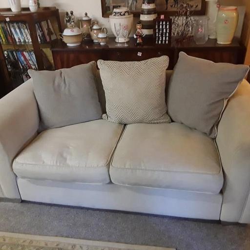 Buy & Sell Greater Manchester Tameside - Photos for Lovely beige large fabric two-seater sofa