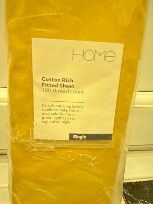 Buy & Sell West Midlands Birmingham - Photos for 🌸NEW🌸COTTON RICH SINGLE FITTED SHEET🌸