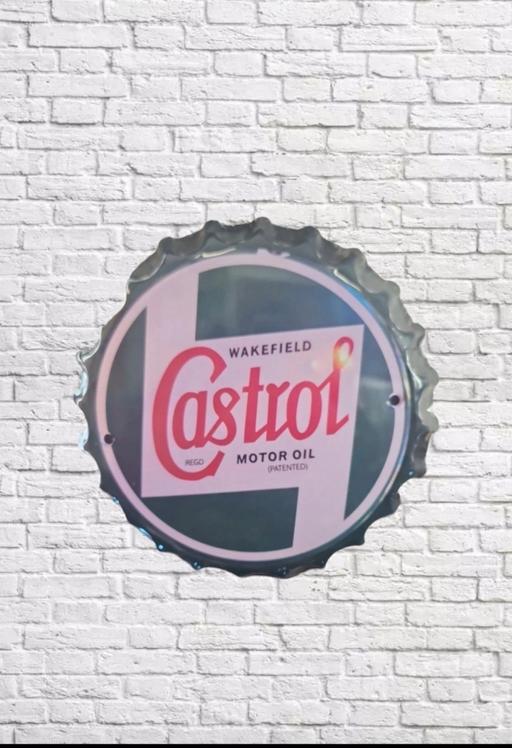 Buy & Sell Leicestershire Leicester - Photos for Small Castrol Bottle Top Sign 30cm