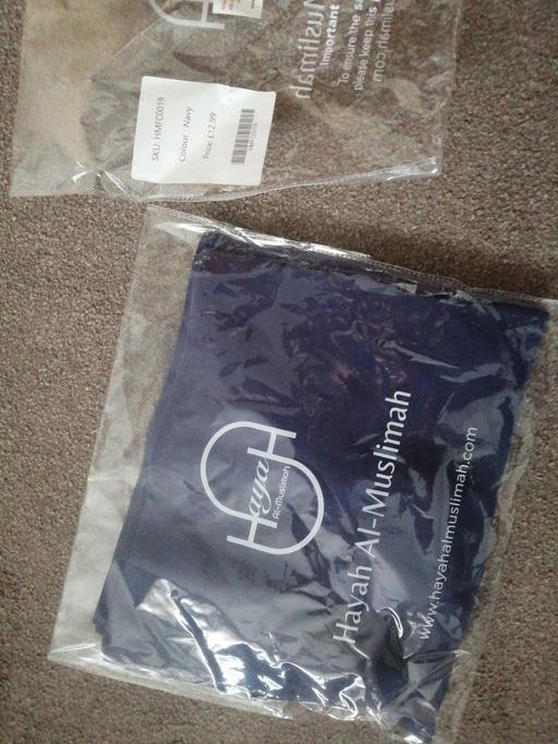 Buy & Sell West Midlands Wolverhampton - Photos for New Hayah Al-Muslimah blue scarf