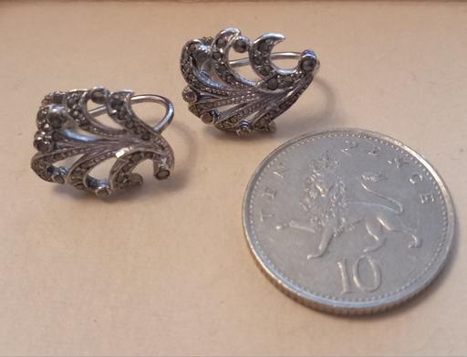 Buy & Sell Thatto Heath Saint Helens - Photos for vintage marcasite clipon earrings