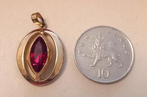 Buy & Sell Thatto Heath Saint Helens - Photos for vintage ruby garnet gemstone pendant
