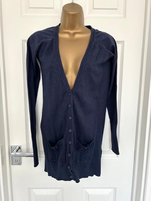 Buy & Sell Warwickshire Nuneaton and Bedworth - Photos for New Look Dark Blue V Neck Cardigan Size 12