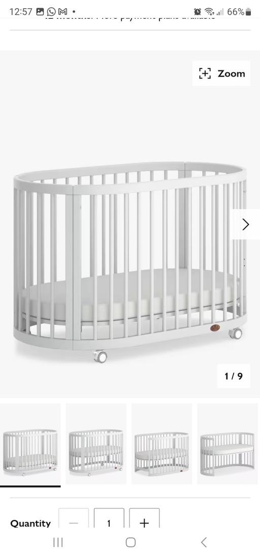 Buy & Sell West Midlands Birmingham - Photos for Boori Oasis Oval Cot Bed with Premium Foam...