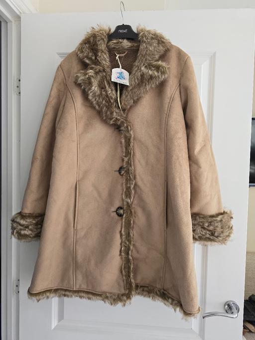 Buy & Sell West Midlands Sandwell - Photos for Being Casual Ladies fur lined coat-uk16- bnwt