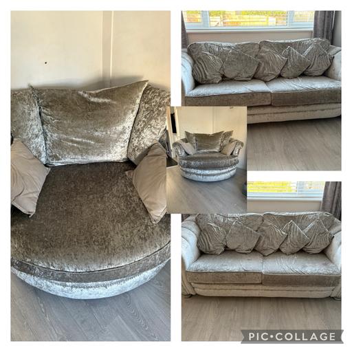 Buy & Sell Kent Medway - Kent - Photos for Large sofa and swivel chair