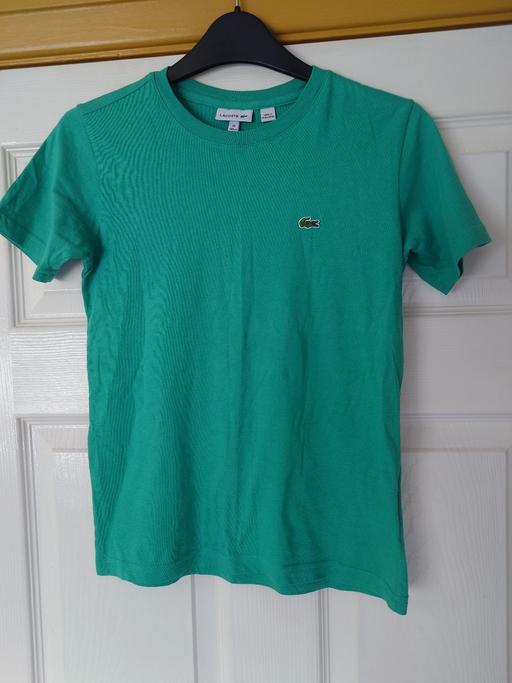 Buy & Sell Leicestershire Charnwood - Photos for Boys green Lacoste top size 10 years