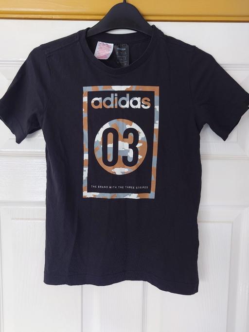 Buy & Sell Leicestershire Charnwood - Photos for Boys black Adidas top size 9-10 years