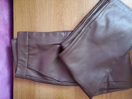 Buy & Sell North Northamptonshire Wellingborough - North Northamptonshire - Photos for Faux Leather Trousers size 8