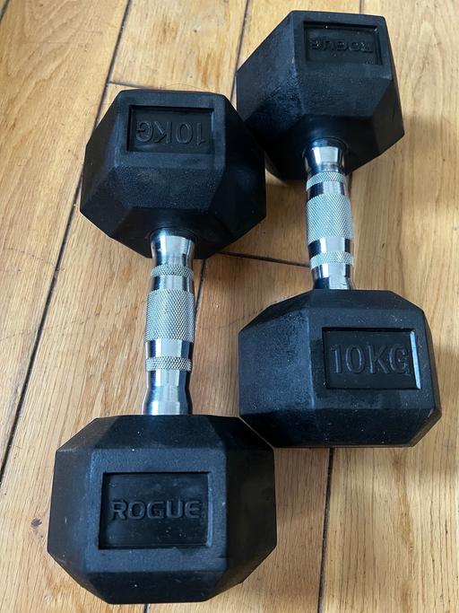 Buy & Sell North London Finsbury Park - North London - Photos for 10KG Rogue fitness dumbells