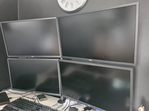 Buy & Sell North London Upper Edmonton - North London - Photos for 4 dell monitors desktop with desk bracket