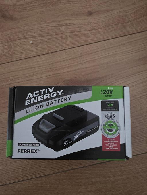 Buy & Sell West Yorkshire Wakefield - Photos for activ energy 20v battery ferrex aldi