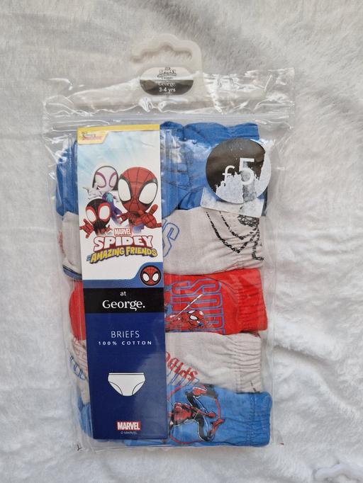 Buy & Sell Kent Thanet - Photos for bn 5pk spiderman pants age 3-4yrs
