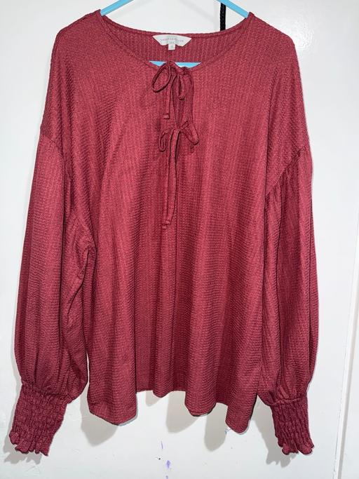 Buy & Sell East London Whitechapel - East London - Photos for Burgundy top/blouse