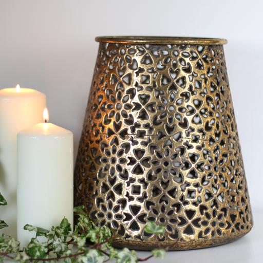 Buy & Sell West Midlands Birmingham - Photos for gold Cutout moroccan vase