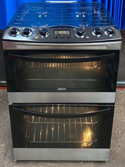 Buy & Sell West Midlands Sandwell - Photos for Zanussi ZCK68300X 60cm Dual Fuel Cooker - Blk